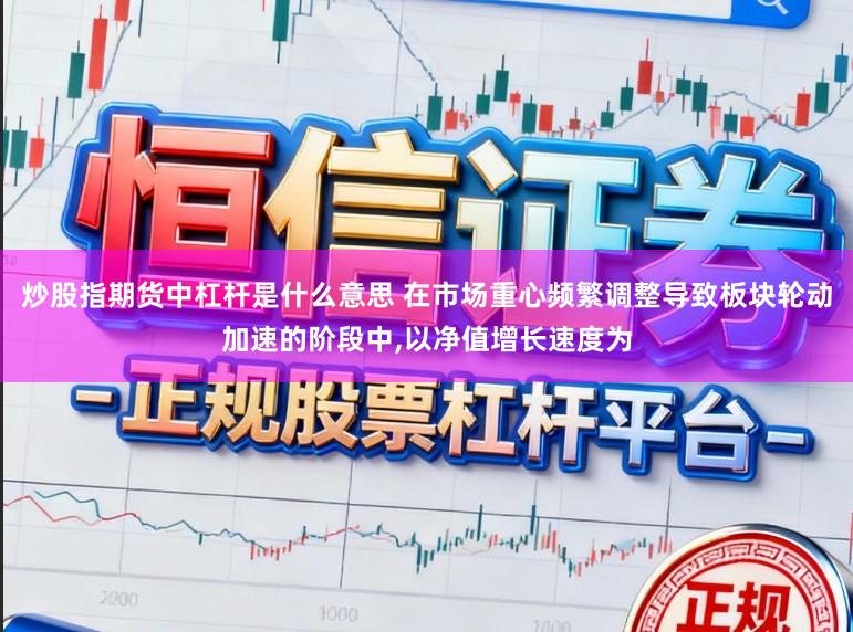 炒股指期货中杠杆是什么意思 在市场重心频繁调整导致板块轮动加速的阶段中，以净值增长速度为