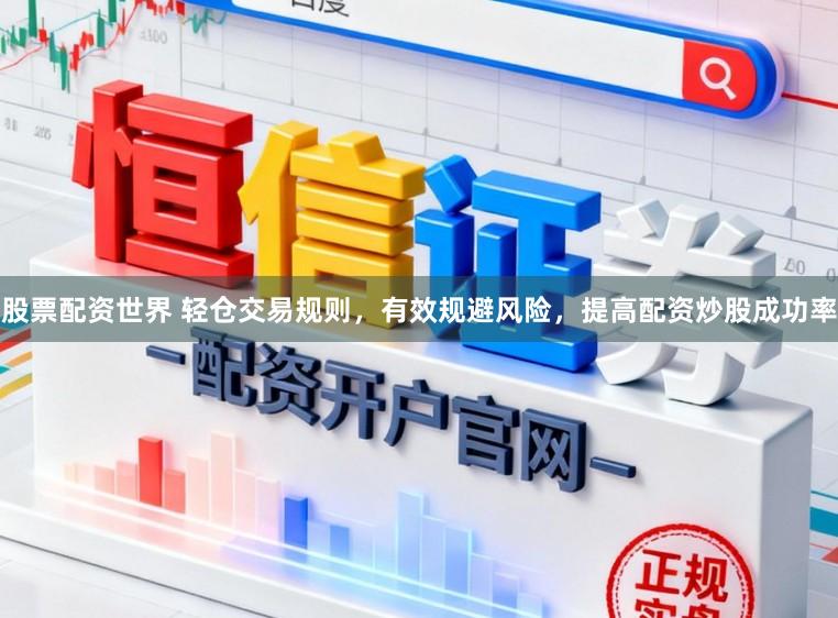 股票配资世界 轻仓交易规则，有效规避风险，提高配资炒股成功率