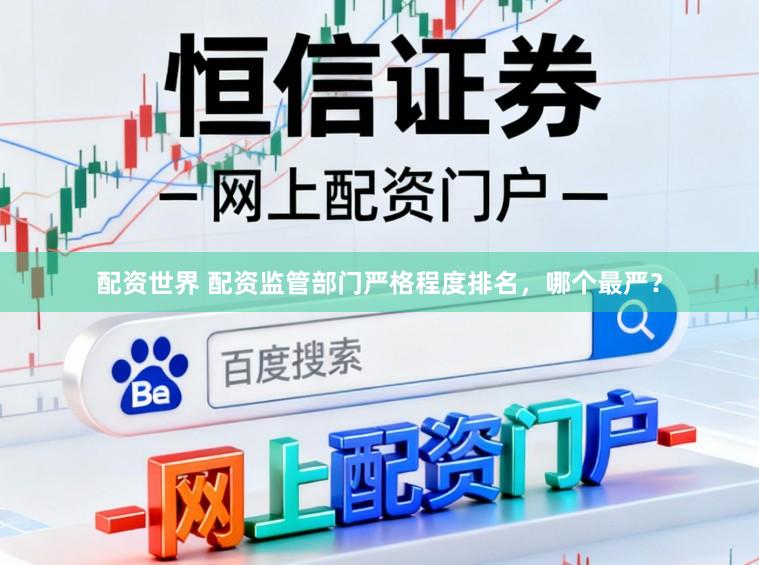 配资世界 配资监管部门严格程度排名，哪个最严？